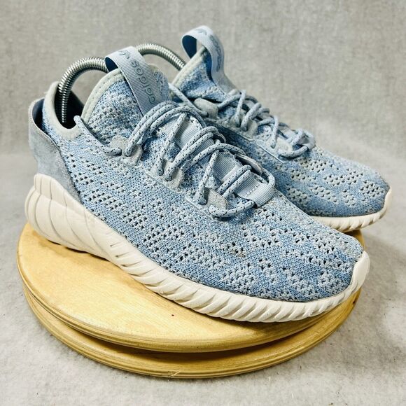 adidas Tubular Doom Sock J 'Easy Light Blue' Knit Pk Shoes Youth Boys Girls 5.5 - Picture 4 of 8